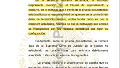 Photo of Sentencia feminicida no se basó en pruebas: Tribunal