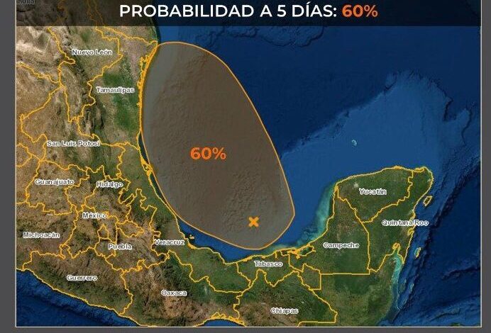 Depresión tropical tocaría Tamaulipas.