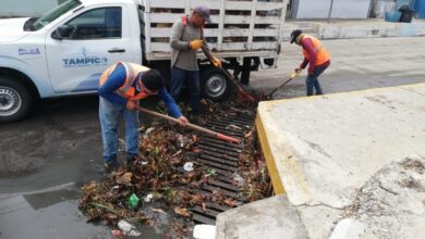 Photo of Tras lluvias en Tampico a limpiar drenes