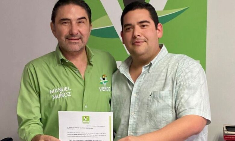 El Partido Verde entrega nombramiento a Gilberto Galindo como Delegado del partido en el municipio de Río Bravo