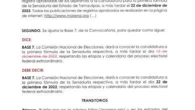 Photo of morena alarga hasta el 22 proceso interno