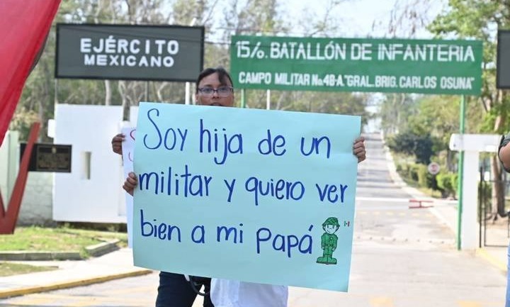 Piden libertad para militares acusados del homicidio de cinco en Nuevo Laredo y piden se respeten los derechos de las fuerzas armadas