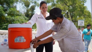 Photo of Instala Ale Cárdenas centro de hidratación gratuita