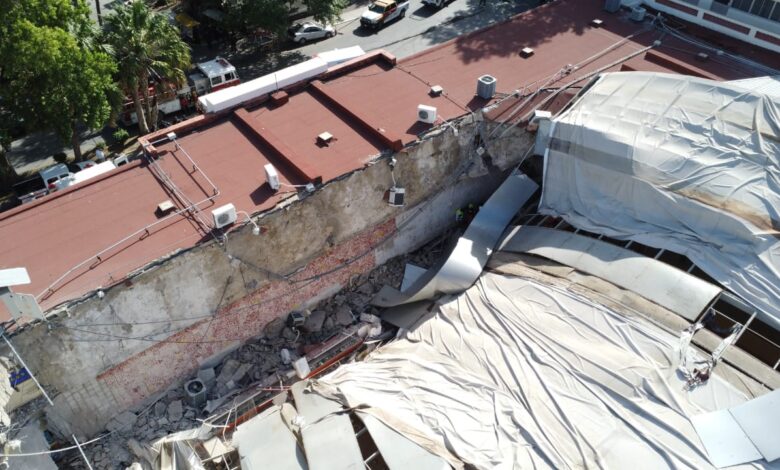Inicia la reconstrucción en el colegio Antonio Repiso de Ciudad Victoria luego del derrumbe de una barda y una techumbre