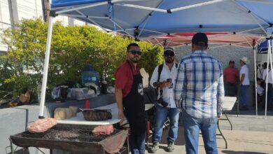 Photo of Se armó la carnita asada con los profes