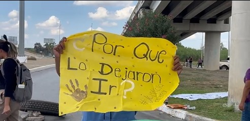 Por el feminicidio de Leslie en Matamoros no hay un solo detenido por el crimen, familiares y amigos exigen justicia cerrando puente internacional