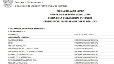 Ceci del Alto ocultó riquezas como Secretaria de Obras, actualmente es investigada por el otorgamiento de 1,502 contratos