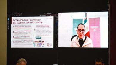 La secretaria Rosa Icela, reconoció los esfuerzos y la estrategia implementada en Tamaulipas para disminuir los índices de violencia