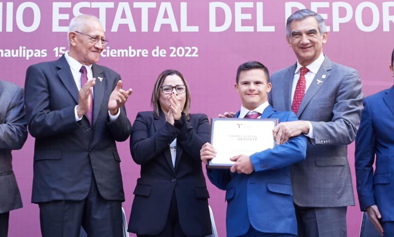 Reconocerá el Gobernador Américo Villarreal Anaya a mejores deportistas en el Premio Estatal del Deporte 2023