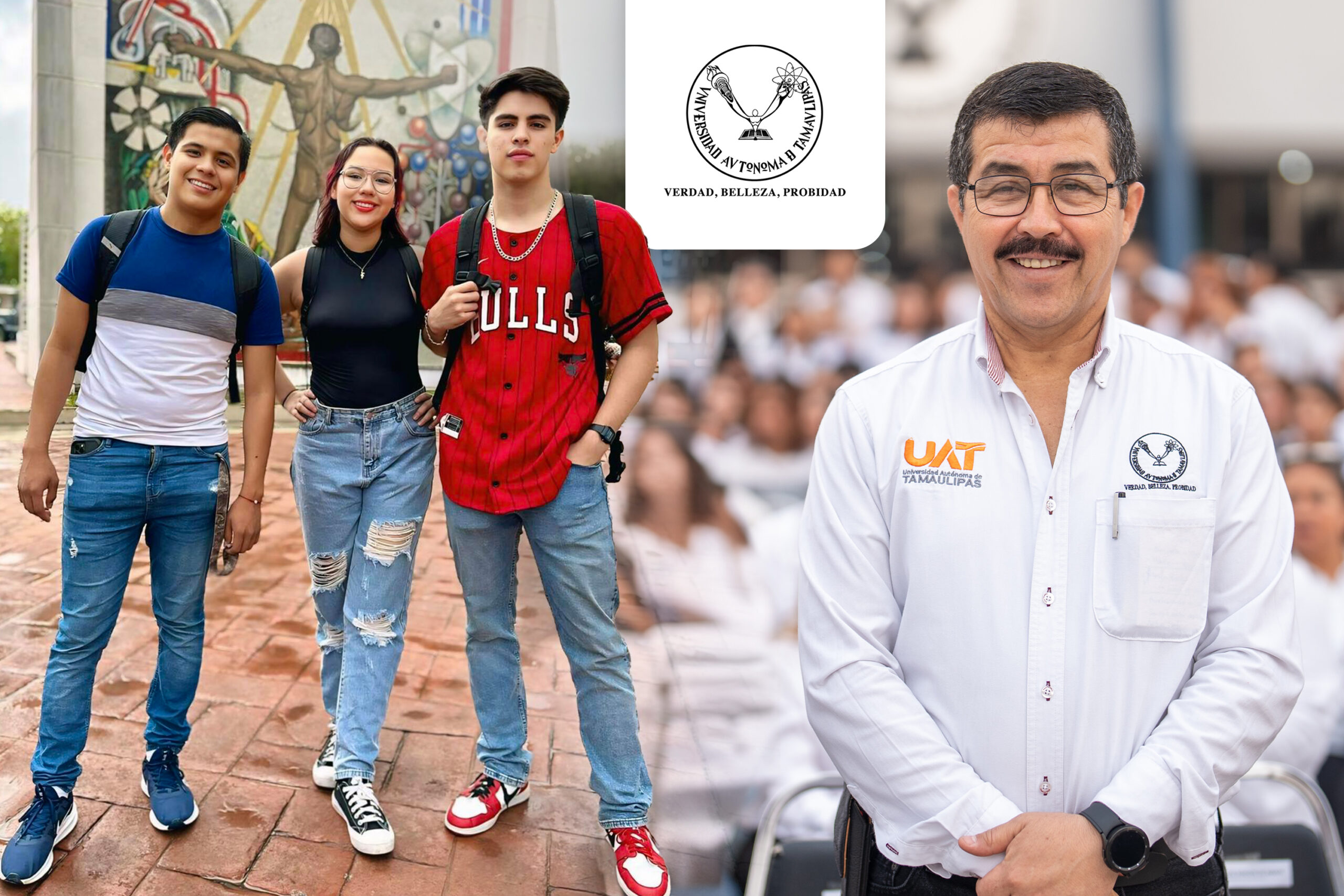 Rector de la UAT da bienvenida a estudiantes - Daisy Herrera